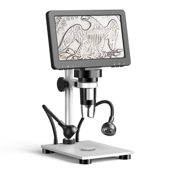 DICEWEN 7Inch Digital Microscope Offering 1200X Zooming and Builts In LED Light for Clear Viewing in Low Light Conditions