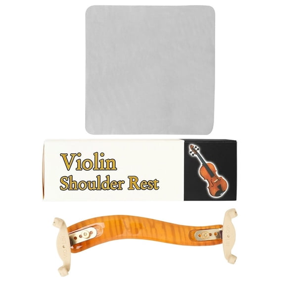 DICEWEN Adjustable Soft Pad Maple Violin Rack Simplified End Rod Fine for 4/4 Violin