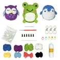 thumbnail image 1 of DICEWEN Beginner Crochet Kits DIY Crochet Frog Owl Penguins Kits Including Crochet Hook, 1 of 18