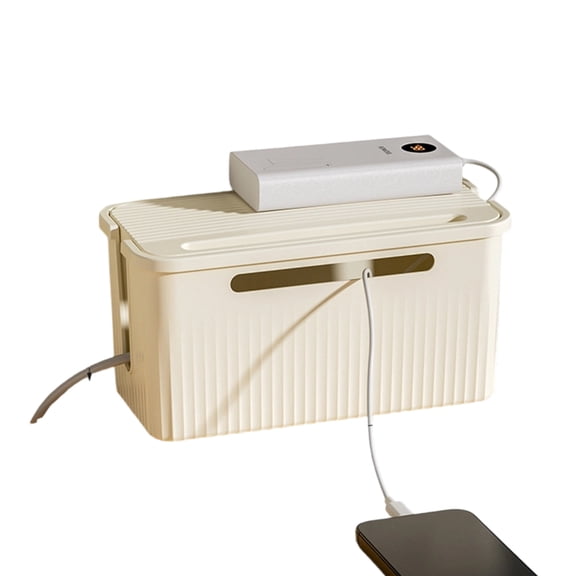 DICEWEN Cable Tidying Container For Home Office Bedroom And Entertainment Center