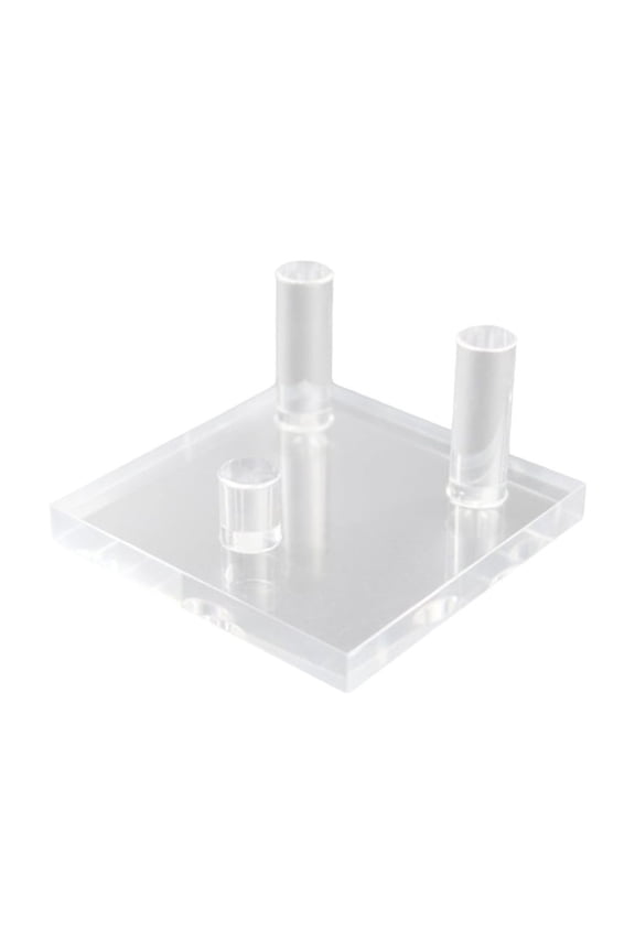 Clear Acrylic Display Stand for Fossils Coral and Rock Collection Geode Organizer
