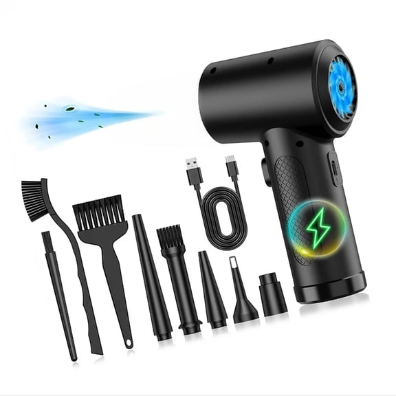 DICEWEN Compressed Air Duster Cleaners for PC Rechargeable Blowers 50000RPM for Laptops