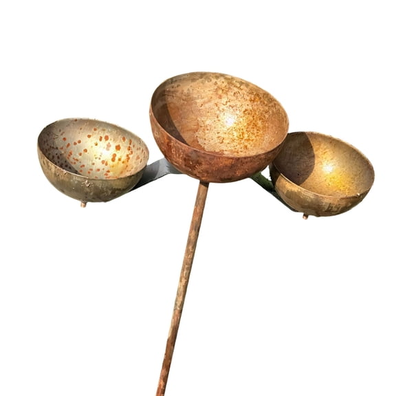 DICEWEN Decorative Garden Bird Bath Holder constructed Of Durable Metal For Lawn And Flower mattresses