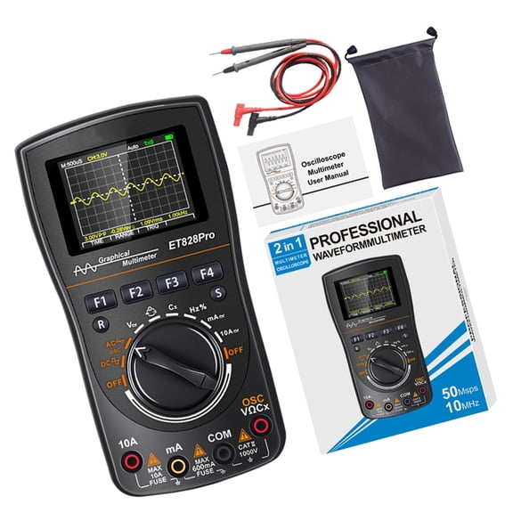 DICEWEN Digital Oscilloscope Multimeter 6000 Counts With 10MHz Bandwidth And 50Msps Sampling
