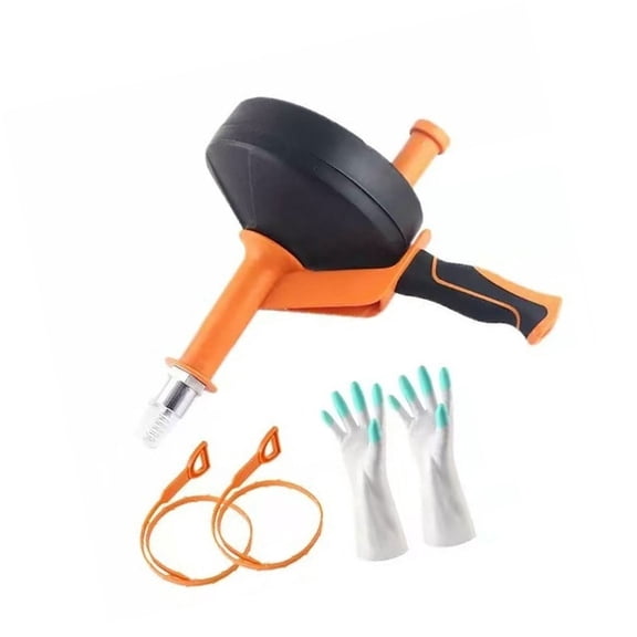 DICEWEN Drain Cleaner Rod With Handle For Residential Plumbing Emergencies Heavy Duty