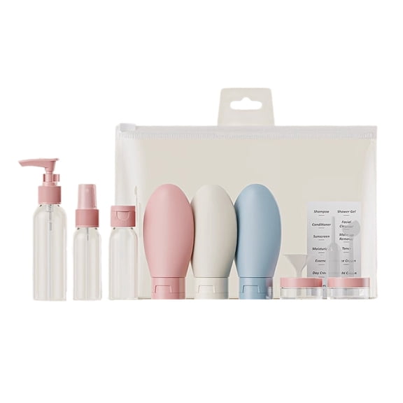 DICEWEN Empty Mini Clear Bottles Refillable Fine Mist Travel Containers