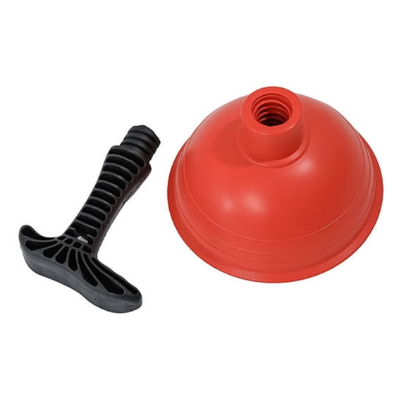 DICEWEN Ergonomic Handle Mini Plunger Heavy Duty Rubber Compact Space Saving Drain Unclog Tool