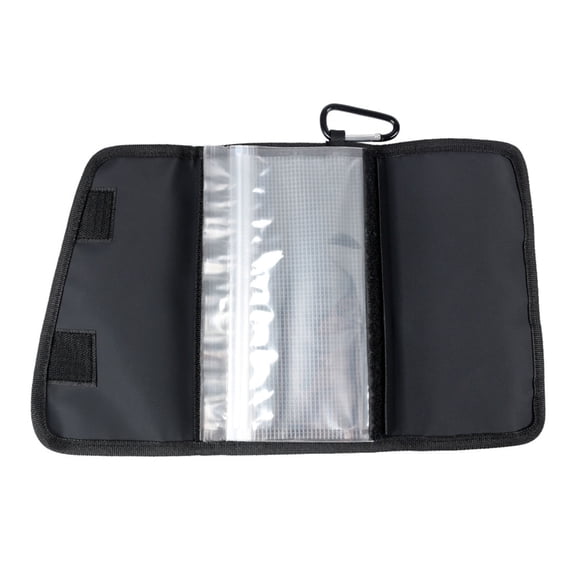 DICEWEN Fishing Tackle Binder Bag Baits Binder with Lure Bag Worm Storage Pouch