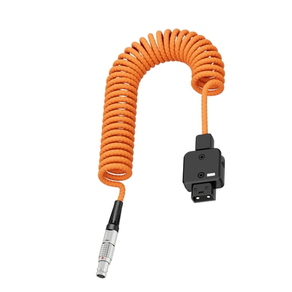 DICEWEN Flexible 180 Degree Rotating D-Tap to 2Pin Cable Straight Plug Power Cable Perfect for Camera Power Supply 60cm