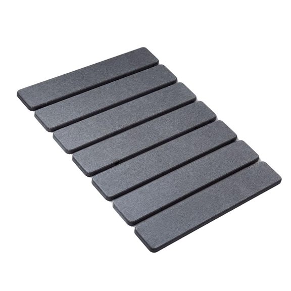DICEWEN Foldable Dish Drying Mats Extra Large Absorbent Silicone Countertops Protectors Waterproof Kitchen Sink Pad For Utensils