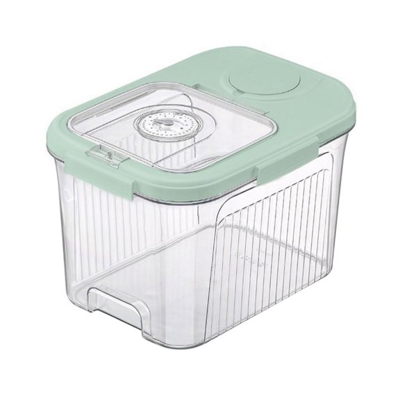 DICEWEN Grain Rice Storage Bin Clear Moisture Proof Bedroom Dormitory Food Collection