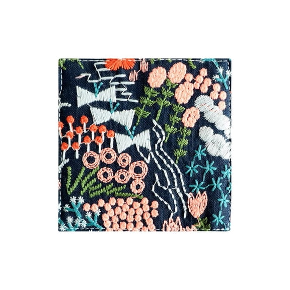 DICEWEN Heat Resistant Cotton Linen Coasters Sewn With Accuracy Bar Accessories Coasters For Long Time Use On Both Side