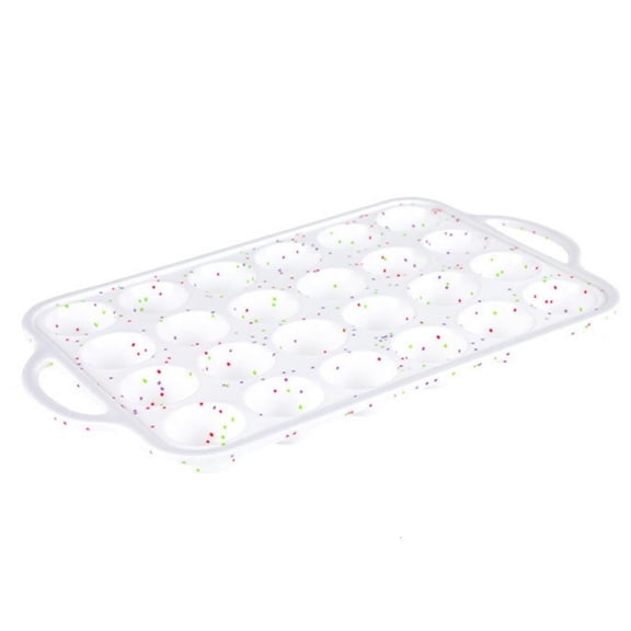 DICEWEN Heat Resistant Silicone Muffins Pan For Baking French Madeleines Cakes Oven Safe