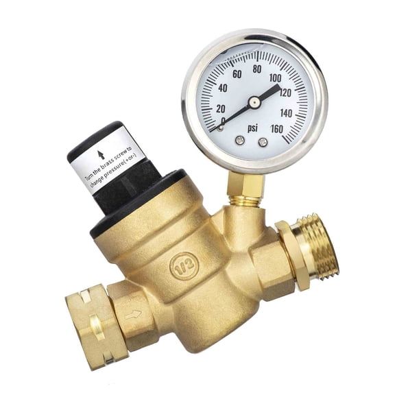 DICEWEN Knob Adjustable Water Pressure Reducer Water Pressure Regulator Valves