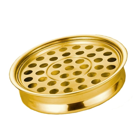 DICEWEN Large 40 Cup Capacity Round Tray For Sacred ceremonies And Formal Gatherings