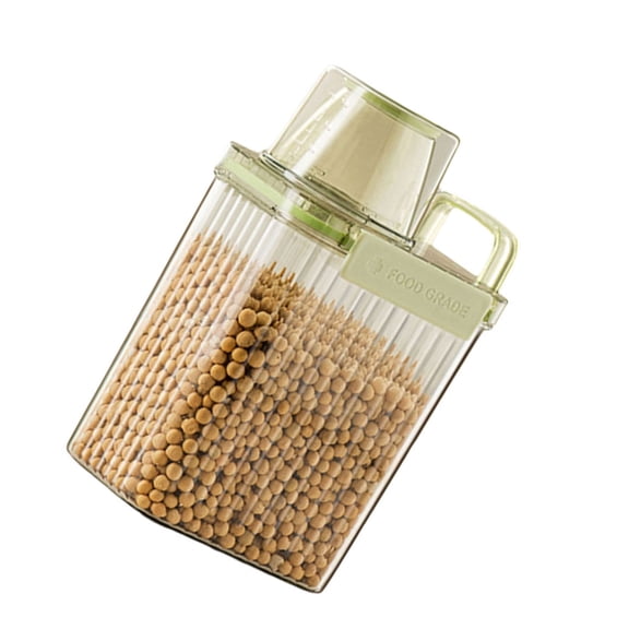 DICEWEN Large Capacity Food Container Organizer Rice Storage Box Practical Kitchen Tool