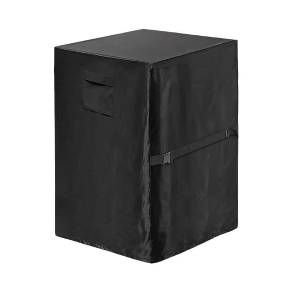 DICEWEN Large Square Dustproof Cover For Yard Furniture Sunlight Blocking Polyester Fabric Square Fire Pit Guard 420D Fabric With Secure Fasteners