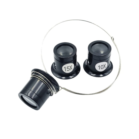 DICEWEN Lightweight Clock Magnifier Set With Comfortable Handle For Detailed Inspection