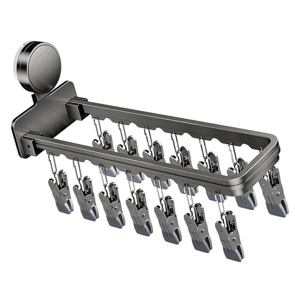DICEWEN Modern Aluminum Sock Dryer With Adjustable Clip For Space