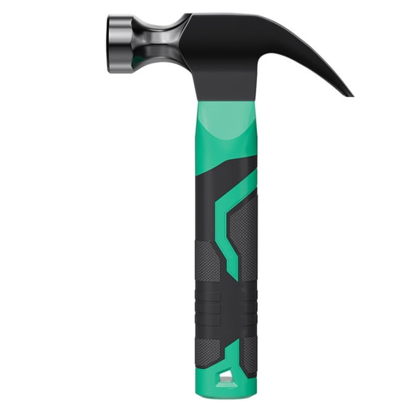 DICEWEN Multifunctional Mini Claw Hammer Ergonomic Handle Lightweight Portable Woodworking Hammer Window Breaker Hand Tool