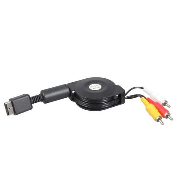 DICEWEN Multiple Compatible AV Cable For PS1 Game Devices 4 Length Adjustment Signal Output Coppers Wiring