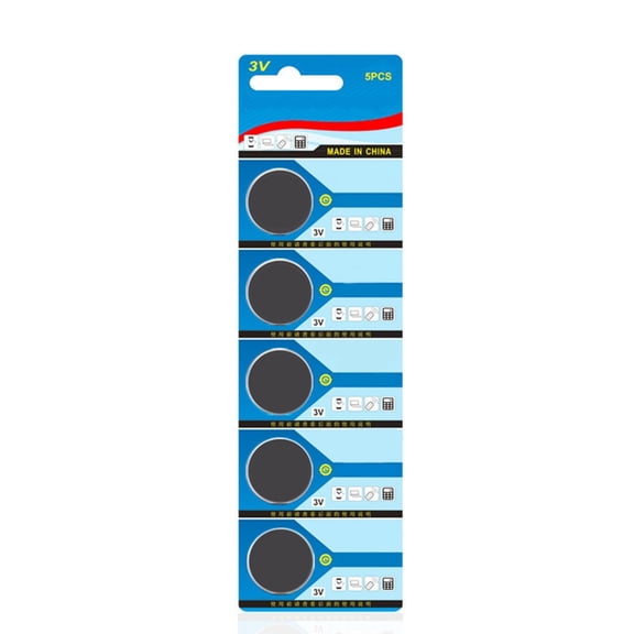 DICEWEN Pack of 5 CR1620 Lithiums Button Cell Batteries for Keyfobs and Electronic Scale