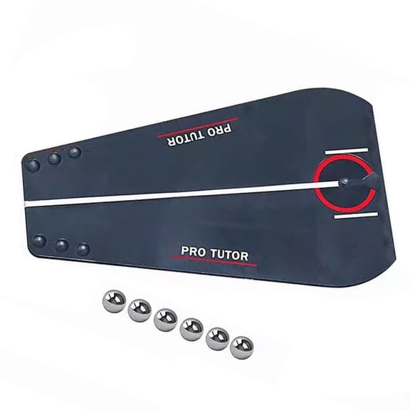 DICEWEN Portable Golf Putting Tutor Golf Eye Line Trainer Golf Practice Equipment