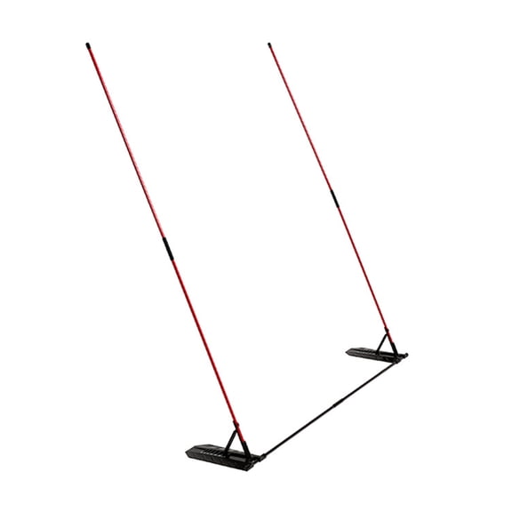 DICEWEN Portable Golf Swing Plane Trainer Alignment Stick Holder Golf Swing Practice Aid for Swing Pathes Training