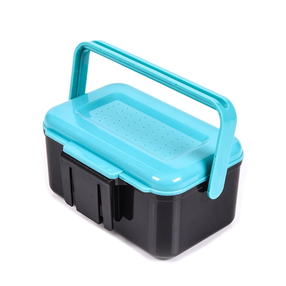 DICEWEN Portables Baits Box Earthworms Lures Case With Lid And Ventilation Hole
