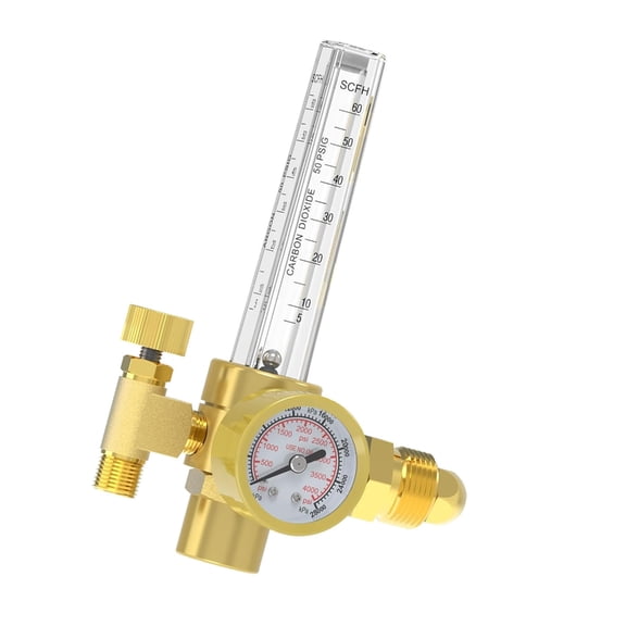 DICEWEN Professional Argon CO2 Brass Regulator With Double Display Suitable for Precise Mig Tig Welding in Metal Fabrication