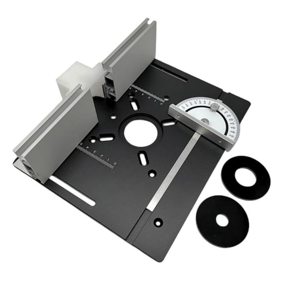 DICEWEN Quality Aluminum Router Table Insert Plate for Carpentry and Decoration