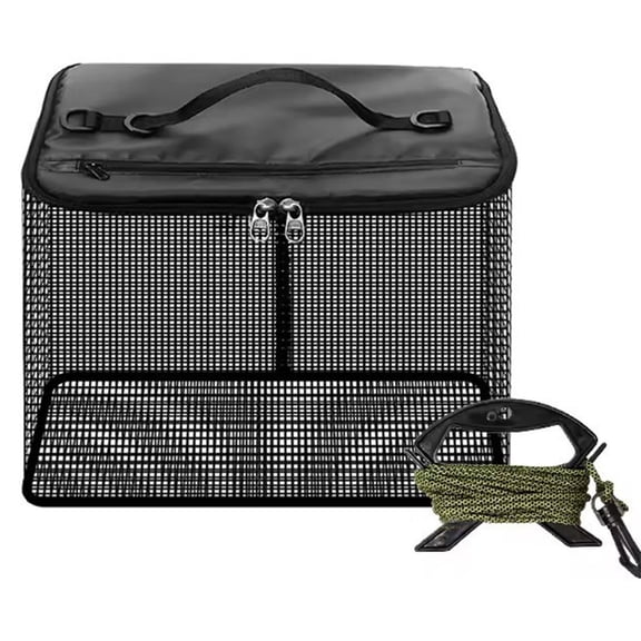 DICEWEN Reliable Fishing Net Bag For entertainment Fishing Including 5m Extra Safety Rope