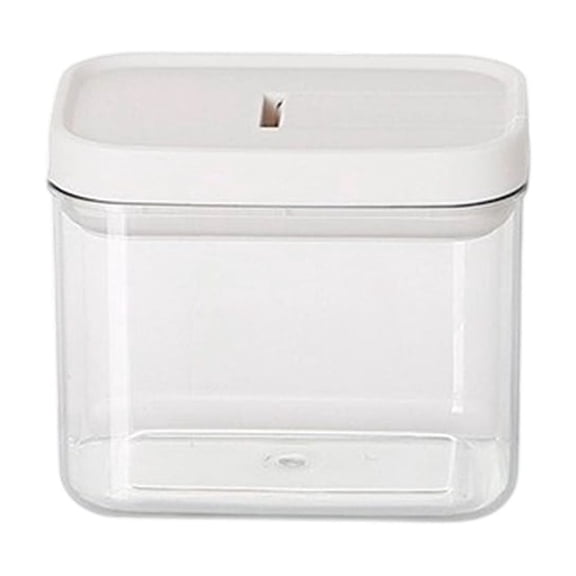 DICEWEN Sealed Kitchen Dry Goods Storage Container with Lid Clear Jar For Food Preservation And Space Saving