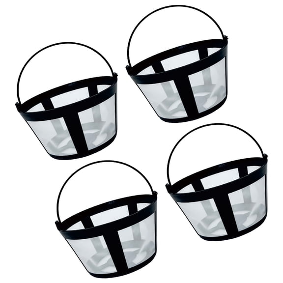 DICEWEN Set of 4 Permanent Nylon Coffee Filter Strainer Device Suitable for 12 Cup Maker