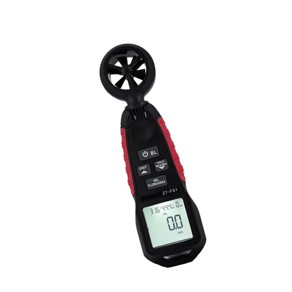 DICEWEN Small Handheld Wind Gauges with LCD Display for Environment Data Collection