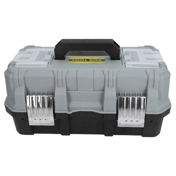 DICEWEN Spacious 17 Inch Tool Carriers with Partition Design Three Layer Folding Tool Box Case for Efficient Tool Management