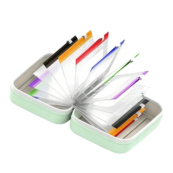 DICEWEN Spacious PU Medication Organizers For Prescriptions And Supplements