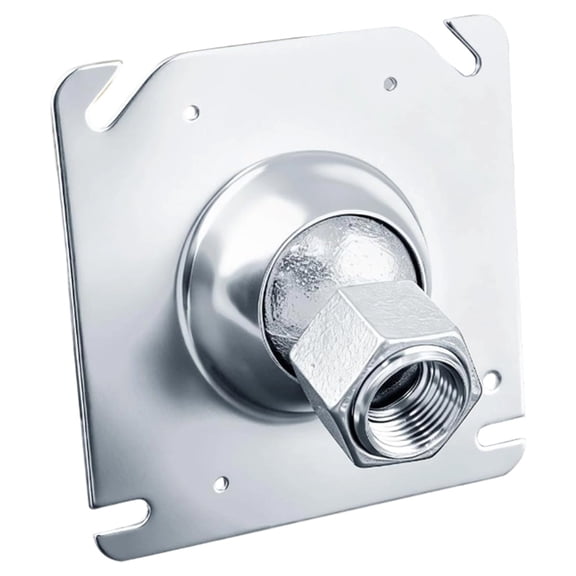 DICEWEN Square Swivel Pendant Fixture Hanger Swivel Ceiling Hook With 4 Hole Design For Enhances Stability And Easy Installation