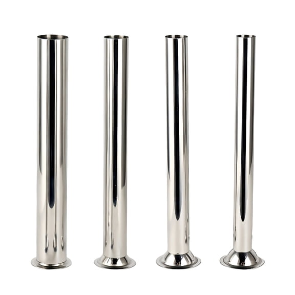 DICEWEN Stainless Steel Filling Tubes Corrosions Resistant Sausage Stuffer Parts Rustproof Sausage Making Tool for Household