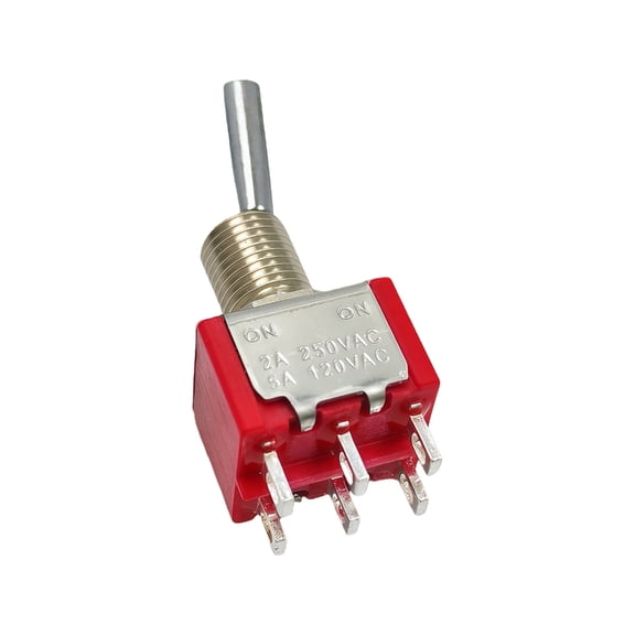 DICEWEN Universal Guitar Pickup Toggle Switches Mini 2 Position 6 Pin with Most Electric Guitars Easy Installation