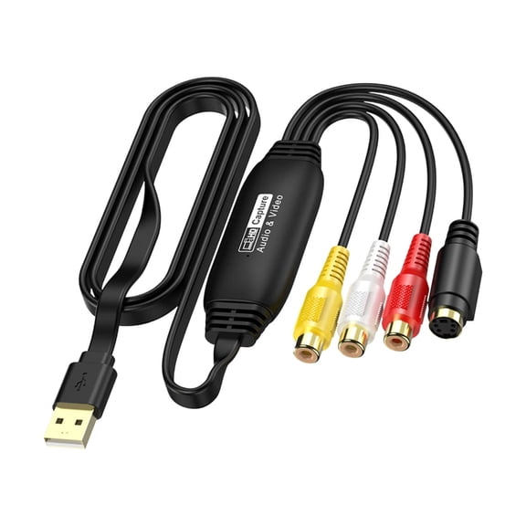 DICEWEN VHS to Digital Converter USB Video Sound Capturing Card Video USB Video Capturin