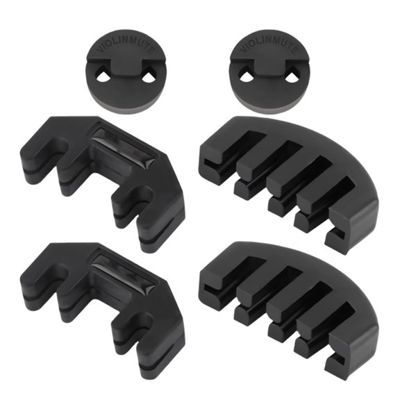 DICEWEN Violin Mutes Silencers Rubber Violin Practice Mutes Claws Style Violin Practice Mutes String Instrument Accessories