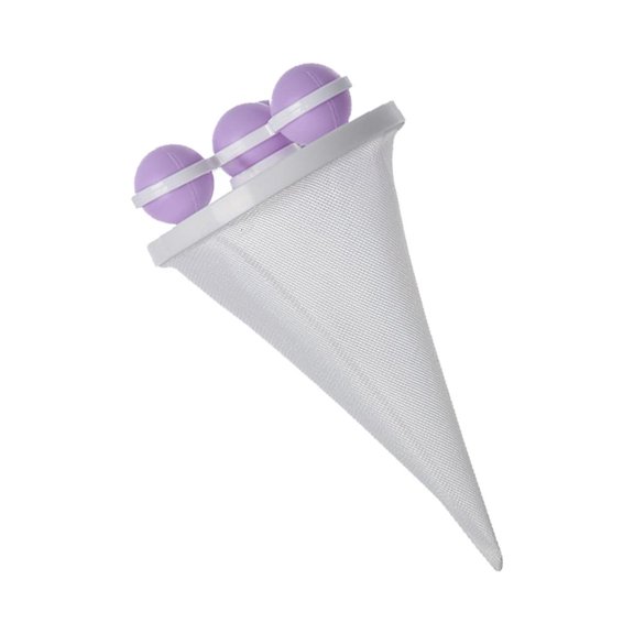 DICEWEN Washing Machine Hair Catcher Reusable Nylon Mesh Filter Bag For Pet Hair Lint Removal Universal Floating Design Reusable