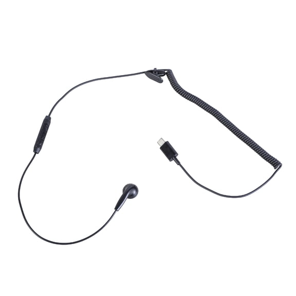DICEWEN Wireds USB Type C Spring Earphones for Driver Call and Volumes Management