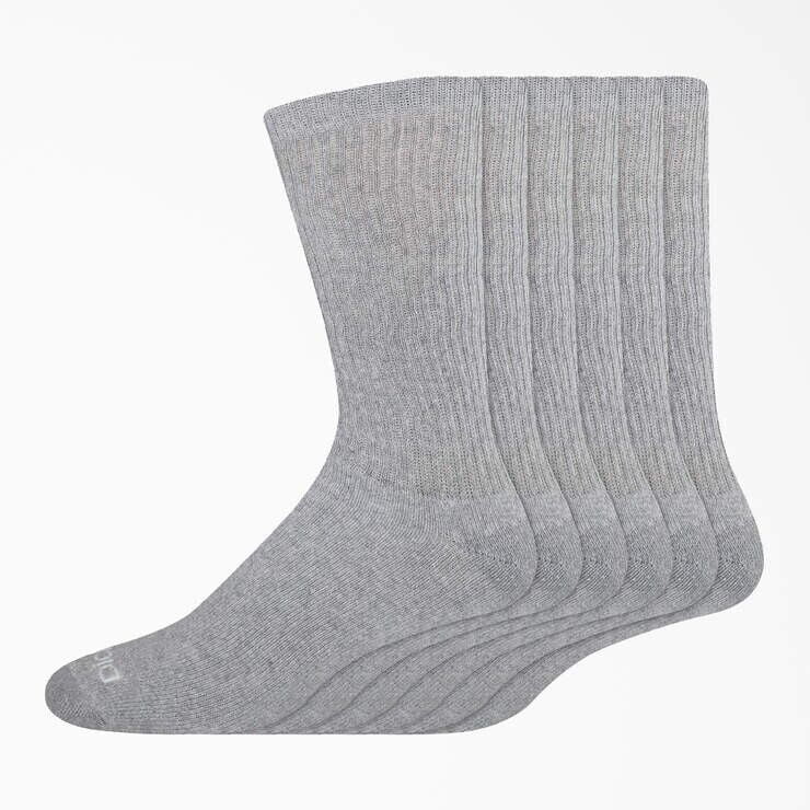 DICKIES ALL PURPOSE CUSHIONED CREW WORK SOCKS 6 PAIR PACK - Walmart.com