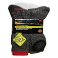 thumbnail image 1 of Dickies The Explorer Crew 6-12 Black Men's Outdoor Socks, 6 Pack, 1 of 1