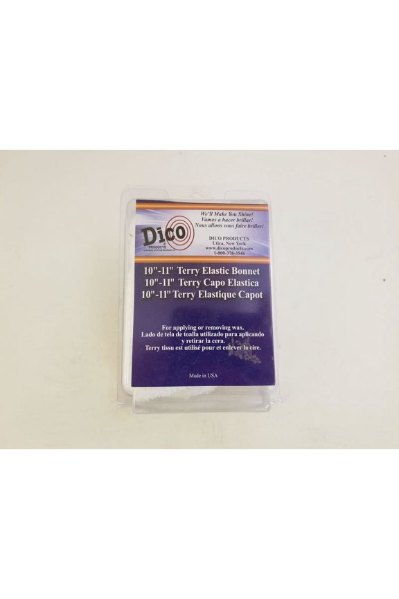 BONNET TERRY CLOTH 10" (Pack of 1)