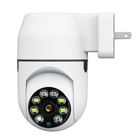 DID 1080P HD IP Camera with Two Way Audio, Night Vision, Motion Detection, Cloud Storage, TF Storage, Requires 2.4GHz WiFi, White