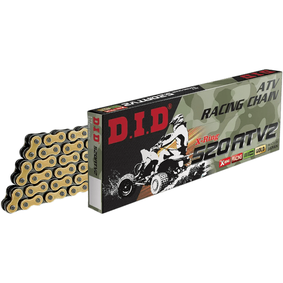 DID 520 ATV Racing X-Ring Gold Chain 84 Links (M520ATV284FB)