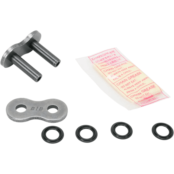 D.I.D ZJ525ZVMX Rivet Connecting Link for 525 ZVMX Super Street X-Ring Chain - Black